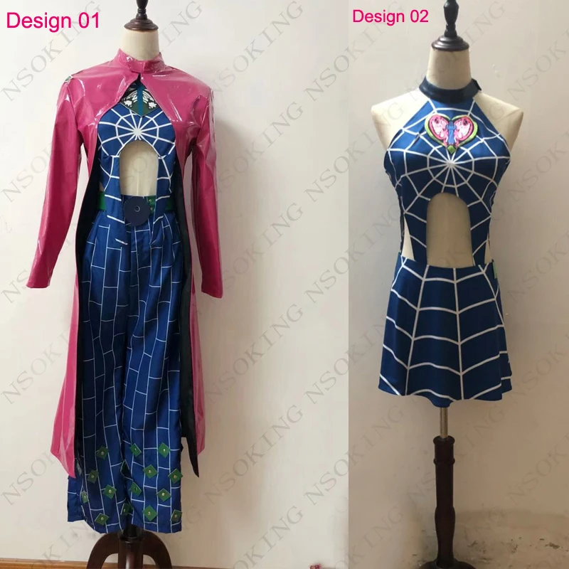 Anime Stone Ocean Jolyne Cujoh Veste en cuir, Costume de cosplay, Sur mesure, Vêtements de haute qualité