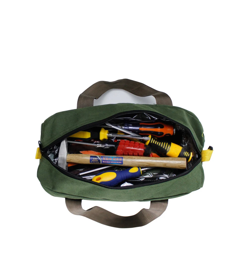 Wartungswerkzeugtasche, große Kapazität, tragbar, stark, langlebig, wasserdicht, Oxford, multifunktionale Aufbewahrungstasche für Handwerkzeuge – Detail 5