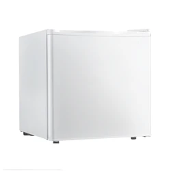 Mini refrigerador de una sola puerta para el hogar, refrigerador de una sola temperatura para alquiler de dormitorio, tamaño pequeño, ahorro de energía de 50L