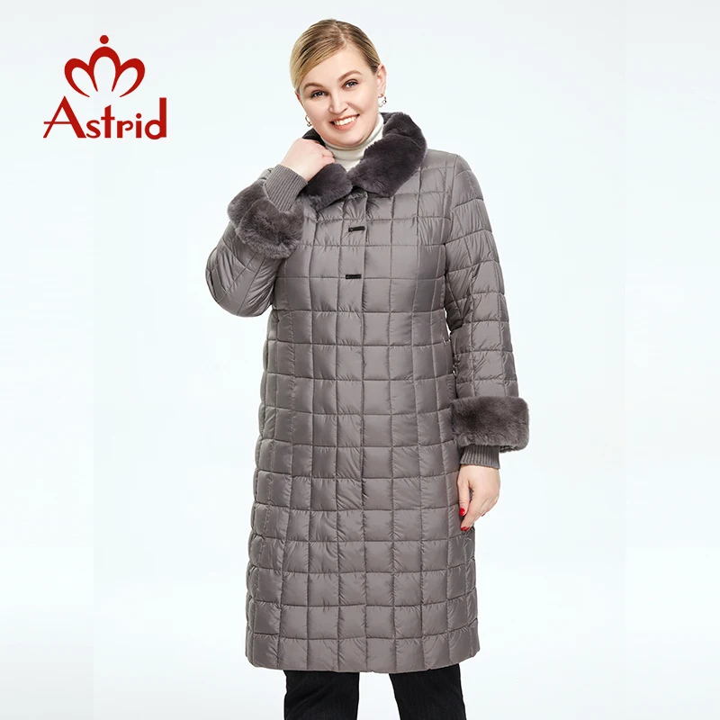 Astrid 2022 New Winter jacket women parka with fur collar long warm coat thick female clothing fashion pattern Plus Size FR-2040