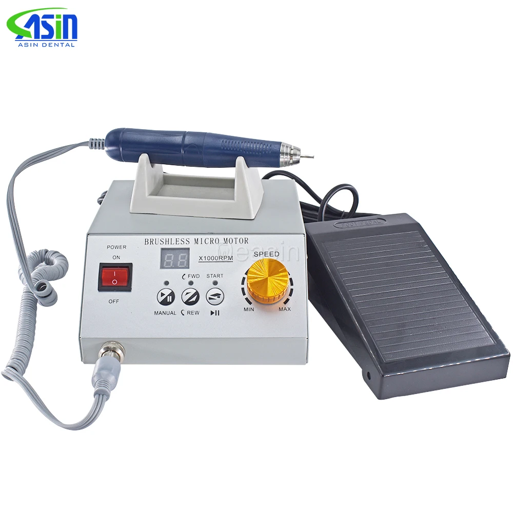 Dental Lab Equipment 50,000rpm Brushless Micromotor Unit with Lab Handpiece