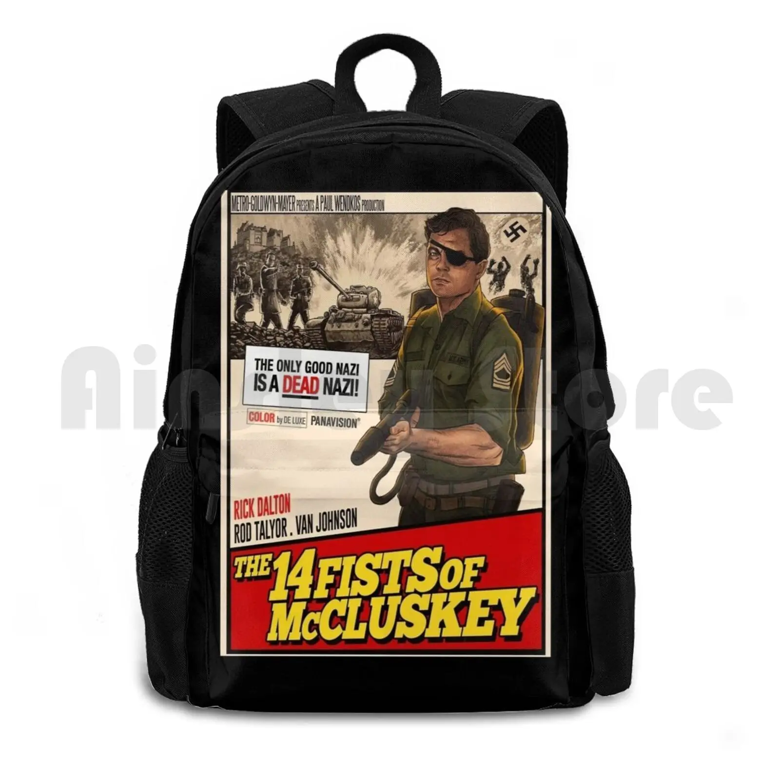 

Once Upon A Time In Hollywood-14 Fists Of Mcluskey Outdoor Hiking Backpack Waterproof Camping Travel Once Upon A Time In