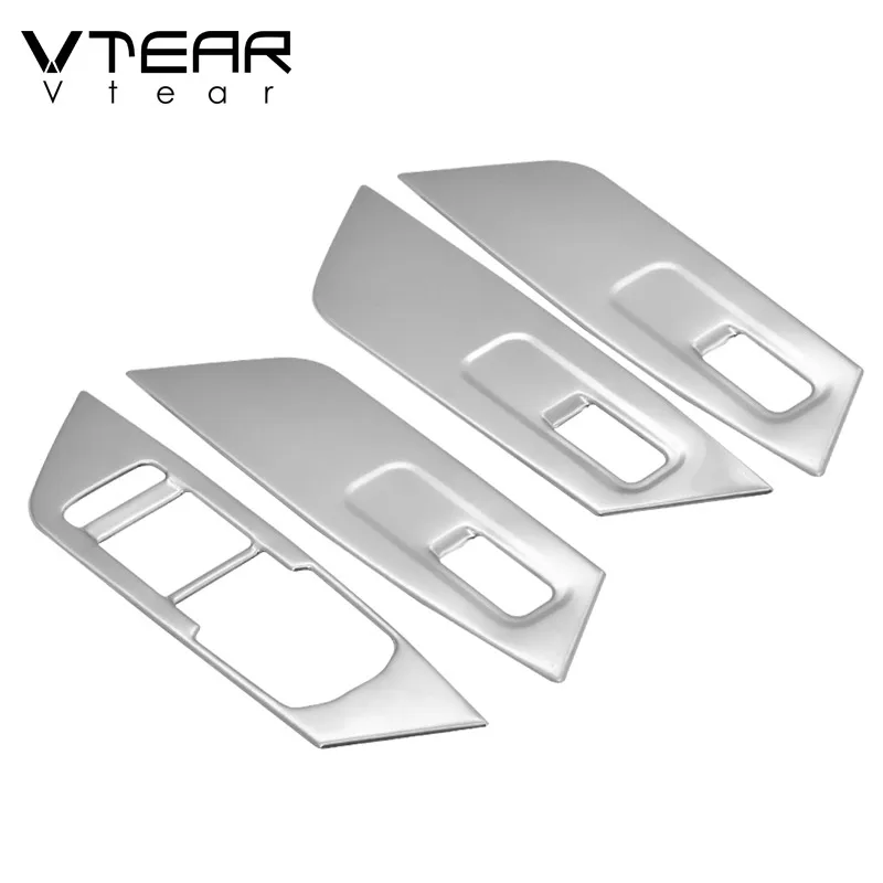 Vtear For Skoda Kodiaq Car Window Lift Switch Interior Control Panel Frame Cover Trim Bezel Door Armrest Accessories Car-Styling