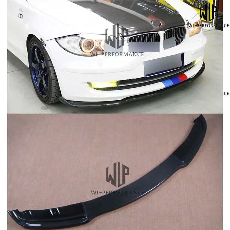 

E87 High Quality Frp / Carbon Fiber Front Lip Splitter Car Styling for Bmw 1 Series Original E87 Car Body Kit 04-10