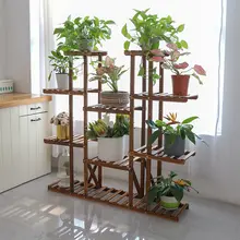 Wooden plant stand with 16 shelves, 46 inches tall #6