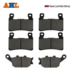 AHL Motorcycle Front Rear Brake Pads For HONDA CB400SF CBR600 F4 CBR929RR CBR954RR CBR900RR RVT1000R VTR1000SP FA296 FA174