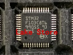 Lote de 50 unids/lote STM32F103C8T6 LQFP48 32F103C8T6 QFP48 STM32F103C8, en stock