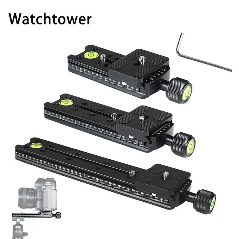 슬라이드 레일 CameraTripod 퀵 릴리스 클램프 마운트 어댑터 Dslr 지원 플레이트 사진 액세서리 Arca Swiss