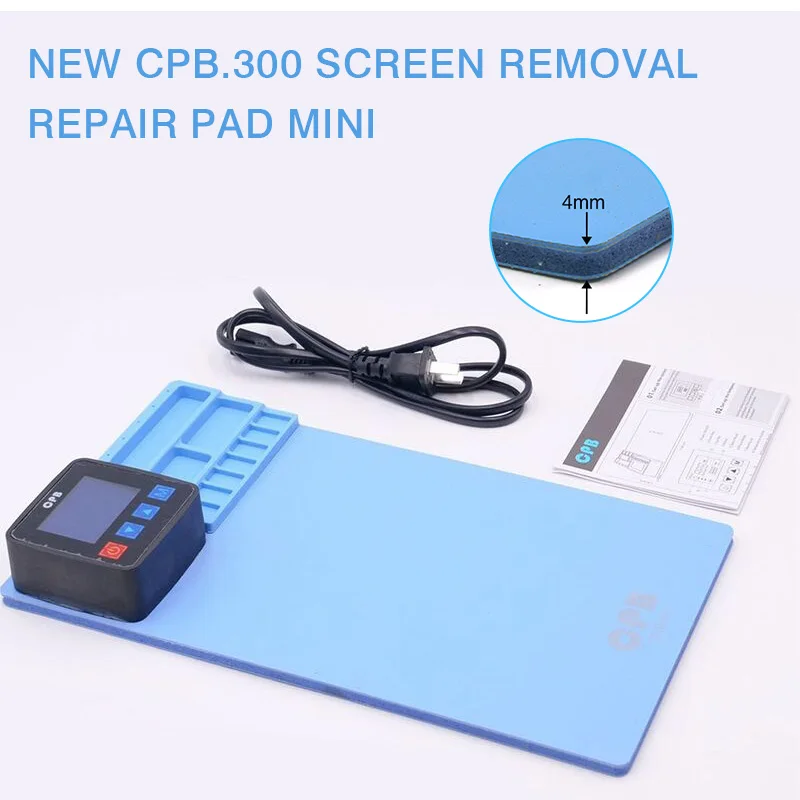 DIYFIX-almohadilla calefactora Universal CPB Mini 110V/220V para iPad, iPhone, Samsung, separador de pantalla LCD, herramienta de reparación