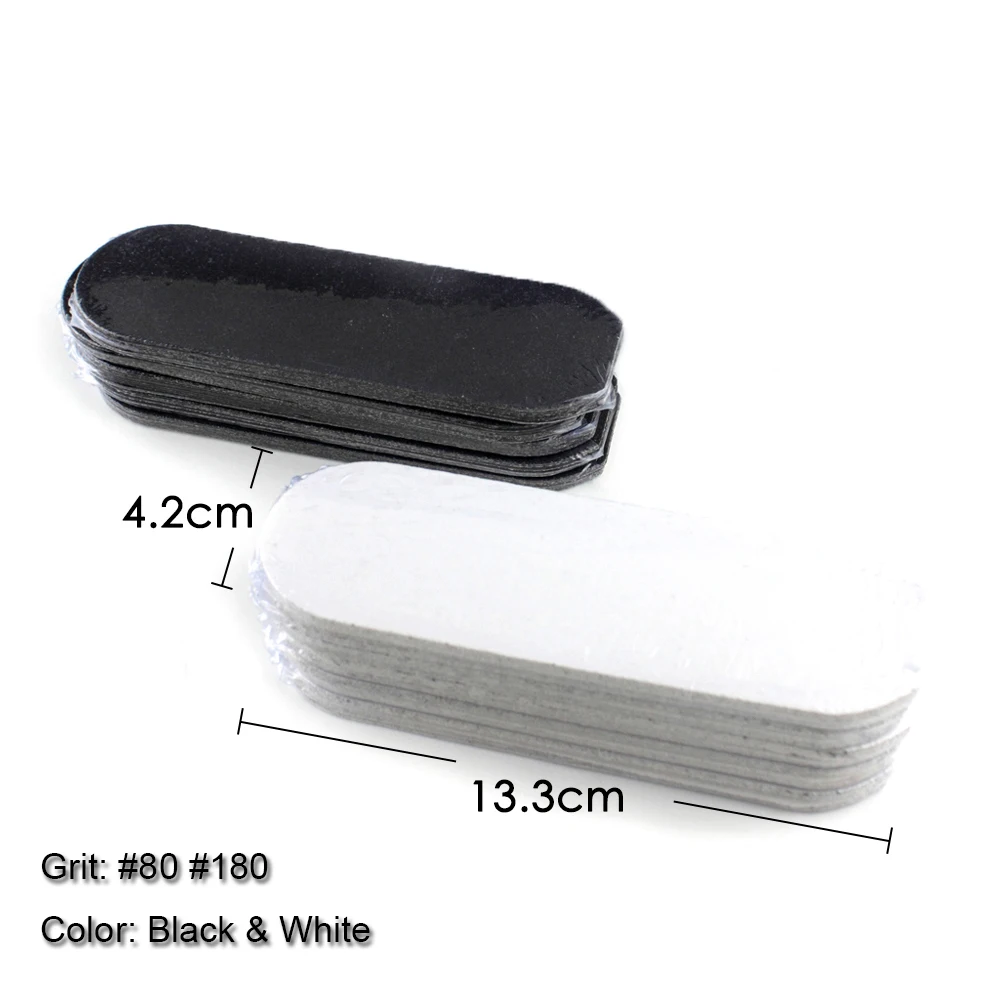20pcs #80 #180 Foot Files Replace Sanding Cloth Pedicure Feet Foot Care Tool Calluses-Remover Dead Skin Foot Rasp Refill