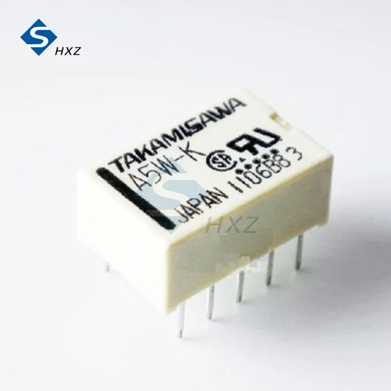 Relais Takamisawa A5W A5W-K DIP-10 Relay 2x UM 5V Audio Signal