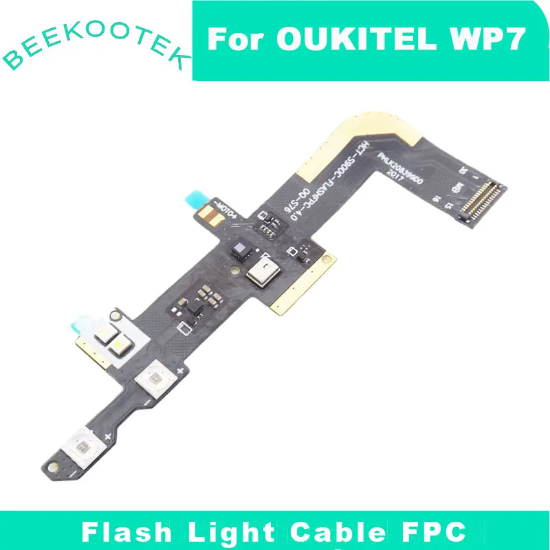 

New Original Oukitel WP7 Flash Lamp Light Cable FPC Barometric Pressure Auxiliary Mic LED Internal Repair Accessories Parts