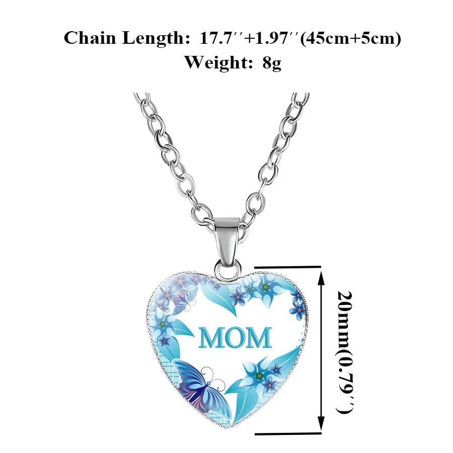 BEST MOM EVER necklaces For Women Mama Letter Heart shape pendant Chains Fashion Mother\'s Day Jewelry Gift