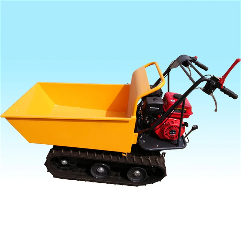 

2021 Micro Tracked Transporter 6.5HP Mini Crawler Dumper Gasoline Self-Loading Dumper