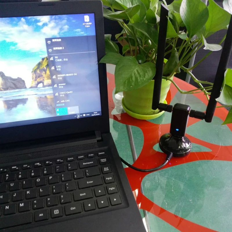 Oem新製品の無線lan直接ナノusbアダプタ2.4gghz/5 2.4ghz ac 1200 150mbpsのusb 3.0インタフェース無線lanドングル