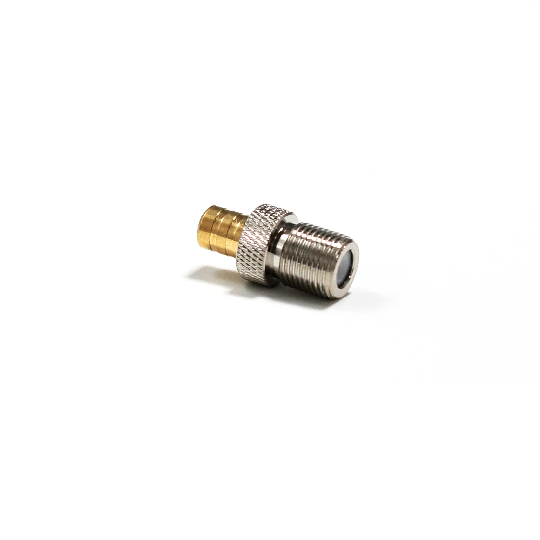 1pc F Jack hembra interruptor SMB Jack hembra RF adaptador coaxial convertidor recto chapado en oro al por mayor nuevo para módem WIFI