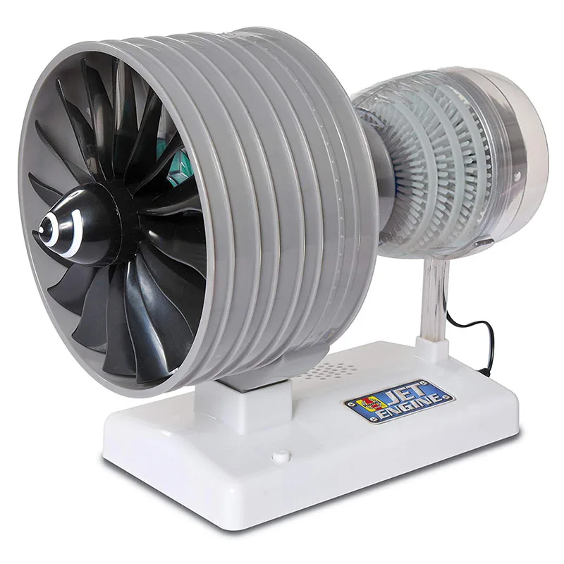 New STEM Jet Aircraft Aviation Engine Model Packed Toy Battery Powered Turbine Birthday Gift