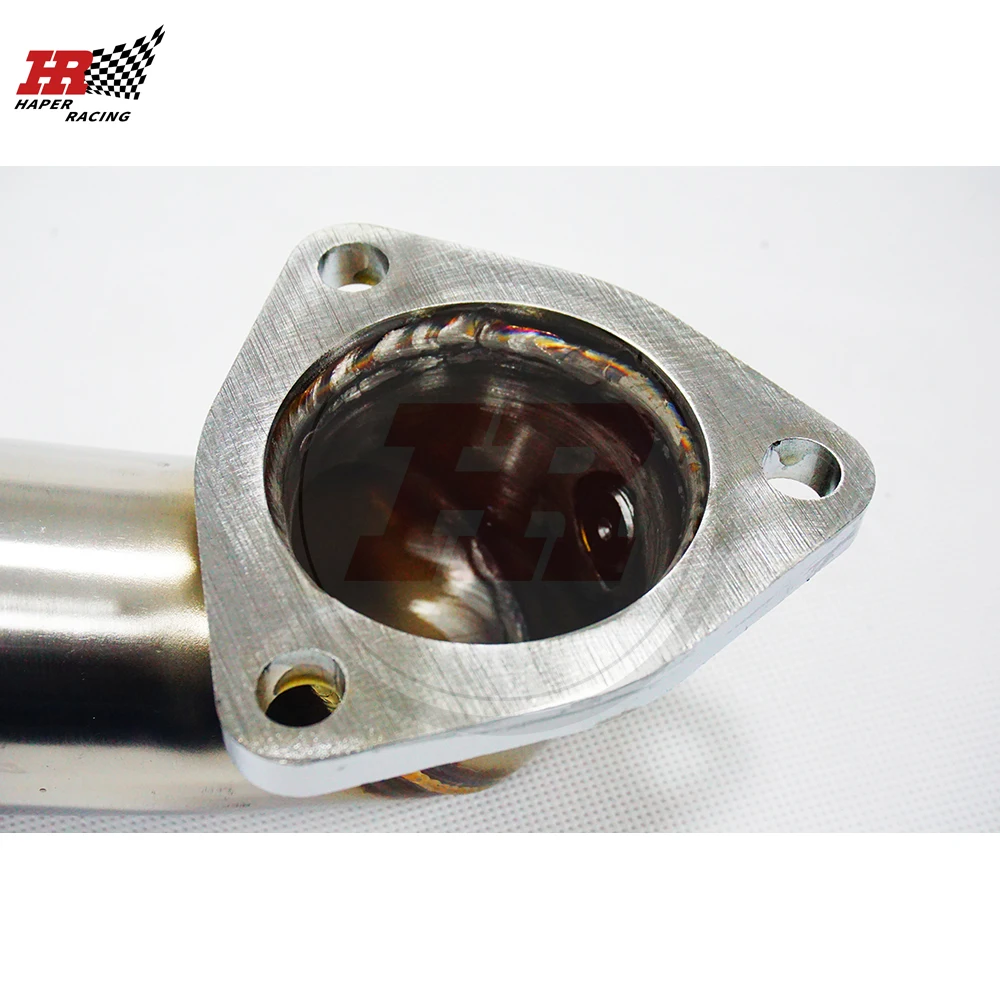 HP RACING Performance Downpipe With 200cell Cat For Mini Co oper S R56 R57 R58 R59 R60 Per geot 208 RCZ 2007-2014