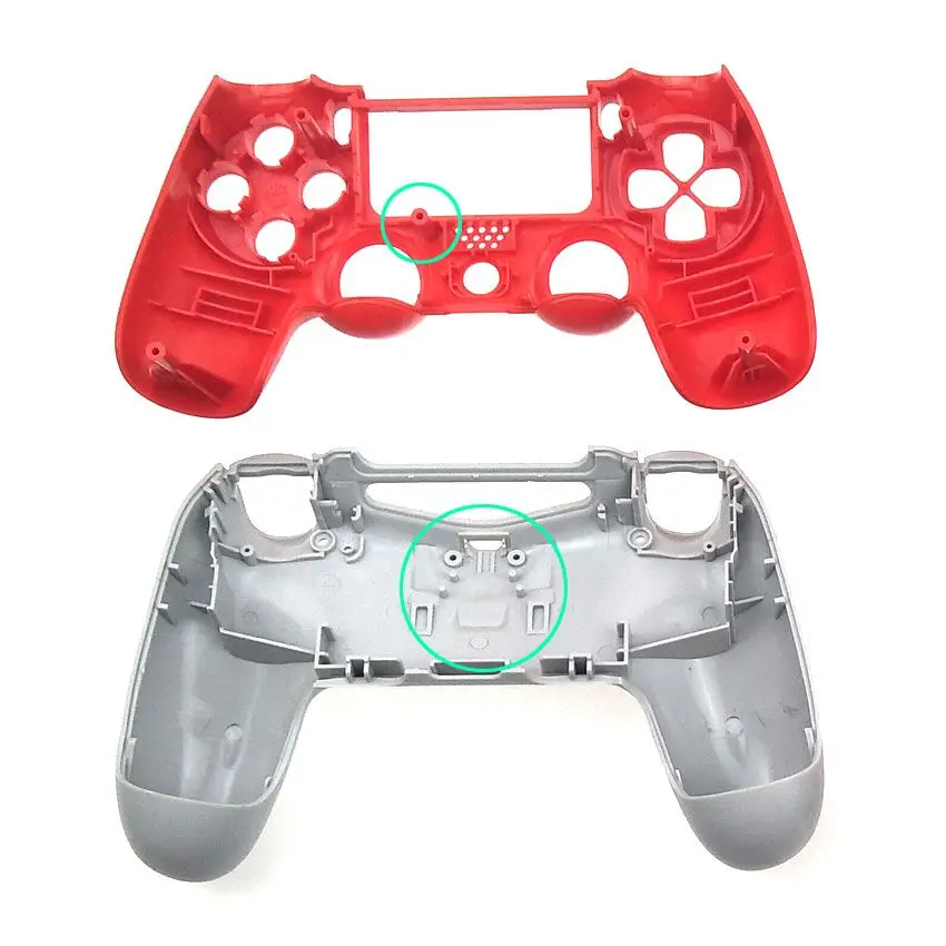 JCD Clear Matt Handle Front Back Housing Shell Case Cover Buttons Kit for PS4 JDM-001 Dualshock 4 Old Version Gamepad Controller - Image 2