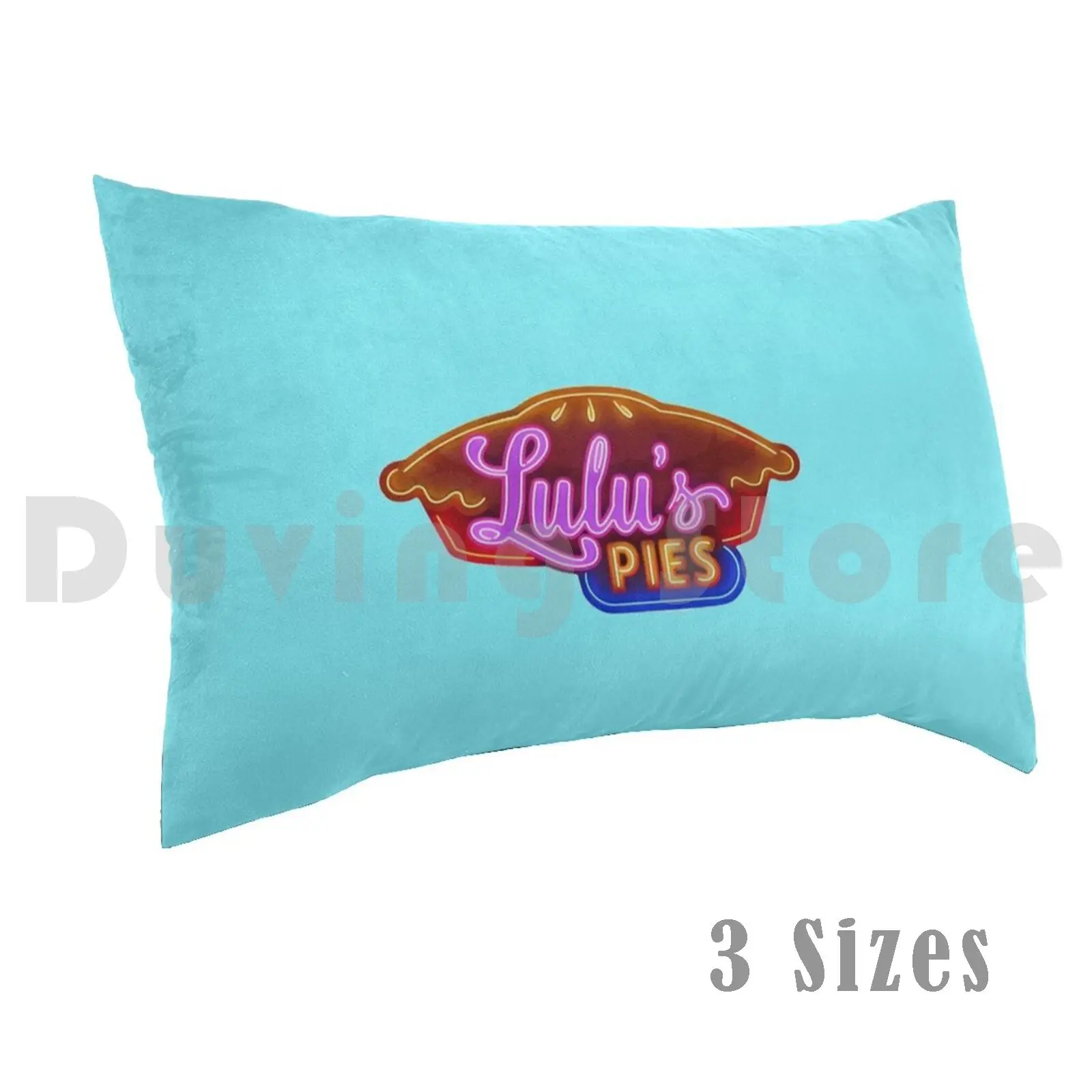 Funda de almohada Lulu's Pies impresa 50x75 Jake Sperling camarera Broadway Lulus Pies Jenna apertura hacia arriba