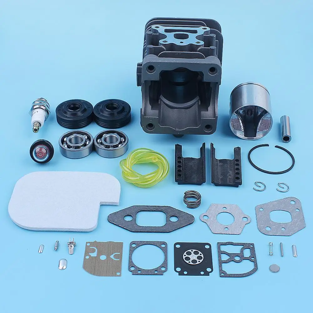 41mm Cylinder Piston Crank Bearing Oil Seal Kit For McCULLOCH Mac 7-38 7-40 7-42 738 740 742 842 Xtreme 8-42 Chainsaw 530071884