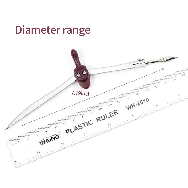 YG007 Kompas Studenten Opstellen Metalen Kompassen Math Geometry Gereedschap Profesional Kompas Extender Kompas Tekening Gereedschap