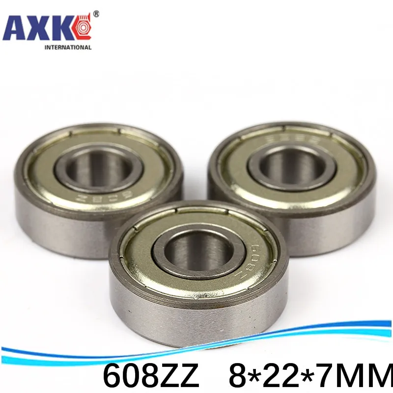 10pcs/lot Free Shipping 608ZZ ABEC-5 8X22X7 608Z Pulley shoes special bearings