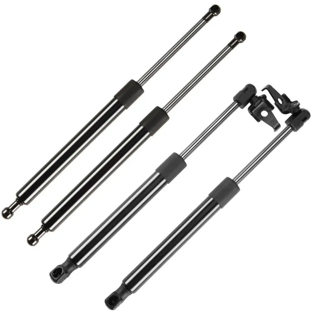 2 Rear Tailgate & 2 Rear Window Lift Support Kits Damper fits for Lexus SC430 2002-2010 Gas Spring Struts Rods Charged