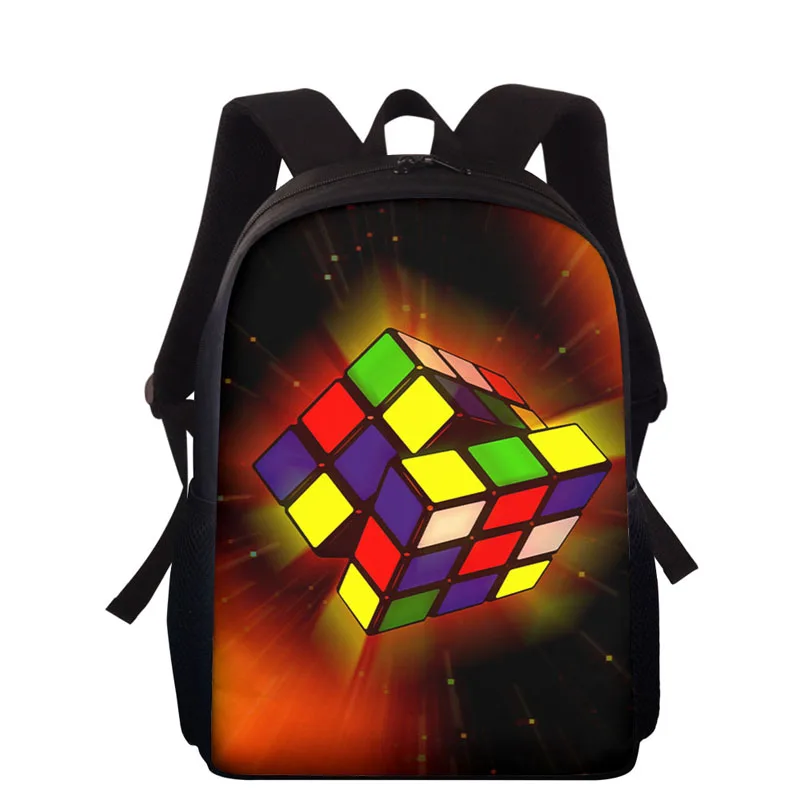 2025 Magic Cube 3D Print School Bag For Teenager Girls Boys Student Kids Backpack Schoolbags Primary Children Bookbags Bagpack