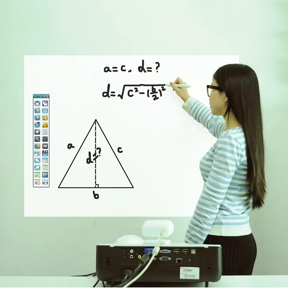 ออกแบบ Pie Interactive Whiteboard Induction เครื่องรับสัญญาณที่แม่นยำ Multi-Touch สมาร์ทบอร์ดสำหรับโปรเจคเตอร์อัพเกรดอุปกรณ์เสริม