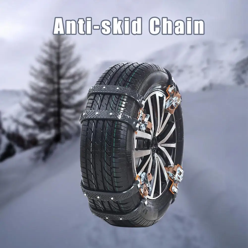 Reusable  Premium Scratch-resistant Car Wheel Chain Strong Tire Chain Rust-Proof   for Emergency