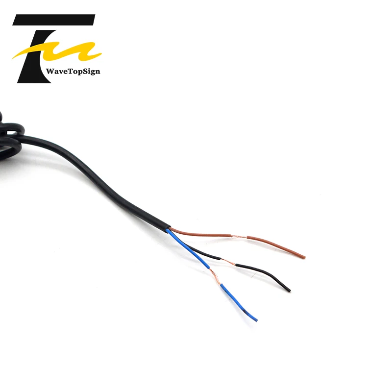 Wavetopsign Miniature Diffuse Reflection Photoelectric Switch E3F1-DS5C4 DC 3 Wire NPN Normally Open M12