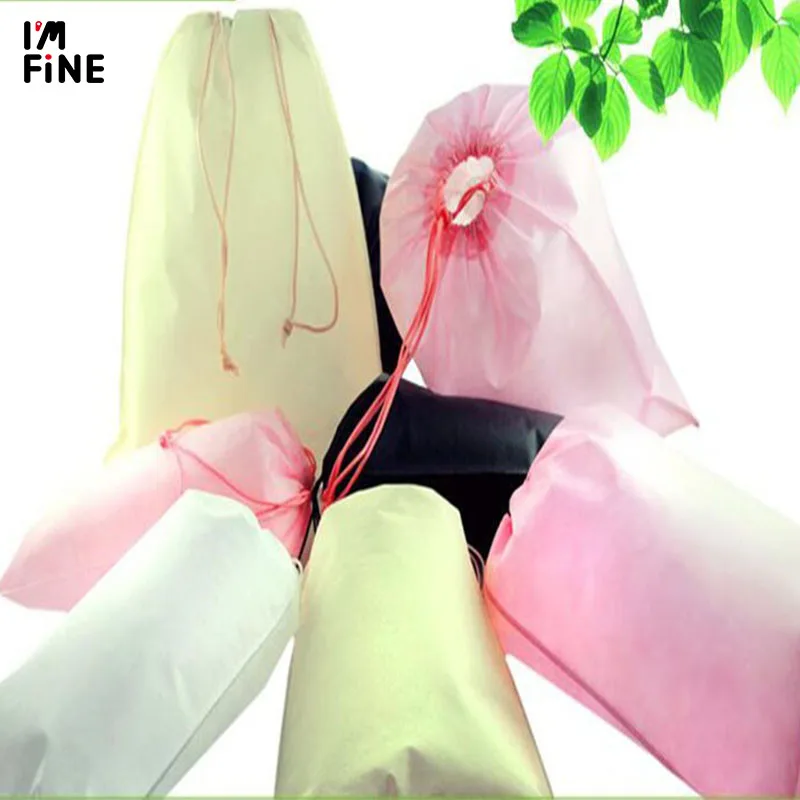 

50 pcs/lot, 40*50cm Large Non-woven Dust cover Drawstring Packaging Bags,Shoe or Clothing Organizer