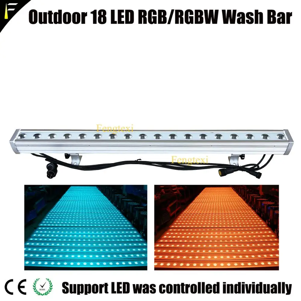 Ocean Park Lights Uplighting Venue Wall Wash Light Washer Bar RGBW 18*4w For Stage/Entertainment halls/Dico Night Club