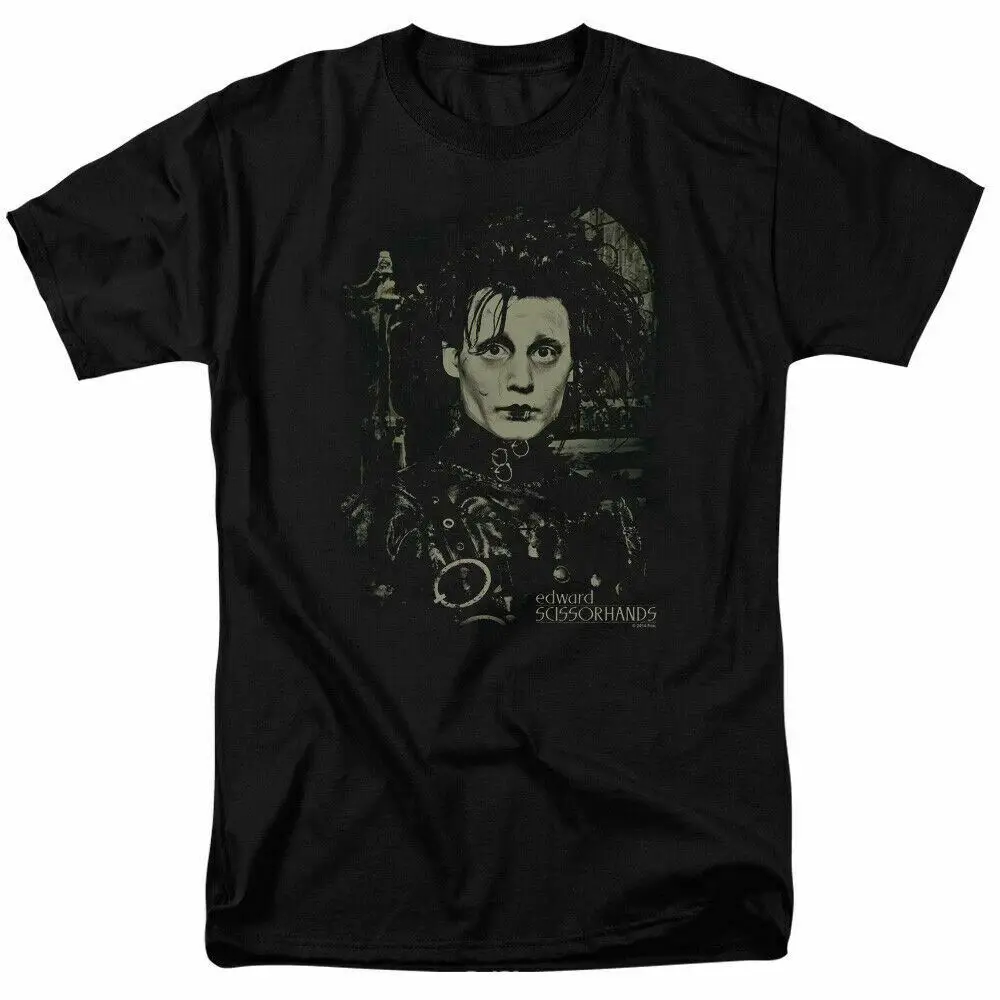 Edward Scissorhands Edward T Shirt Mens Licensed Classic 80s Movie Tee Black