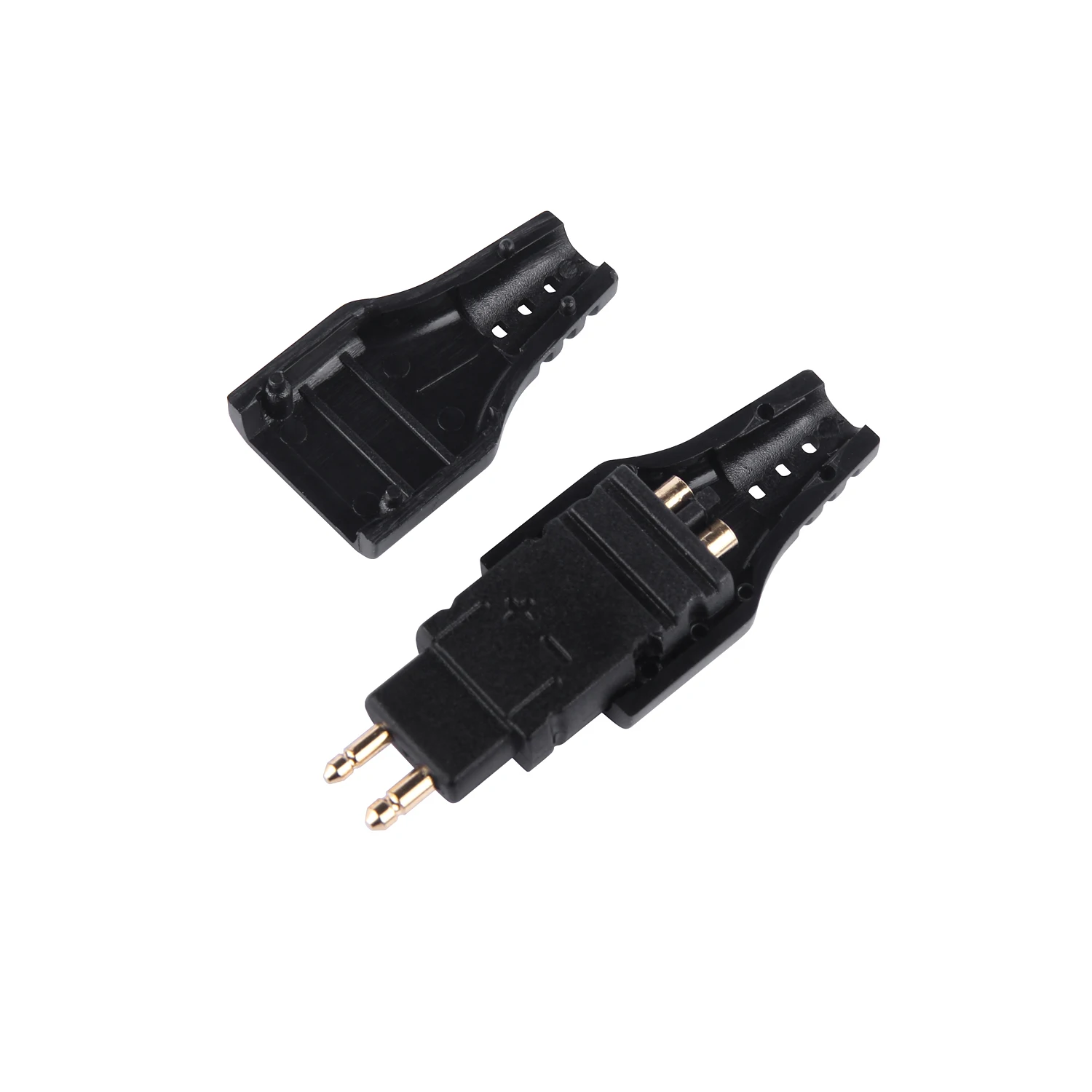 1 pair DIY Headphone Gold Plated Plug Connector For Sennheiser HD414 HD565 HD580 HD600 HD650 HD58X HD525 HD535 HD545 HD6XX