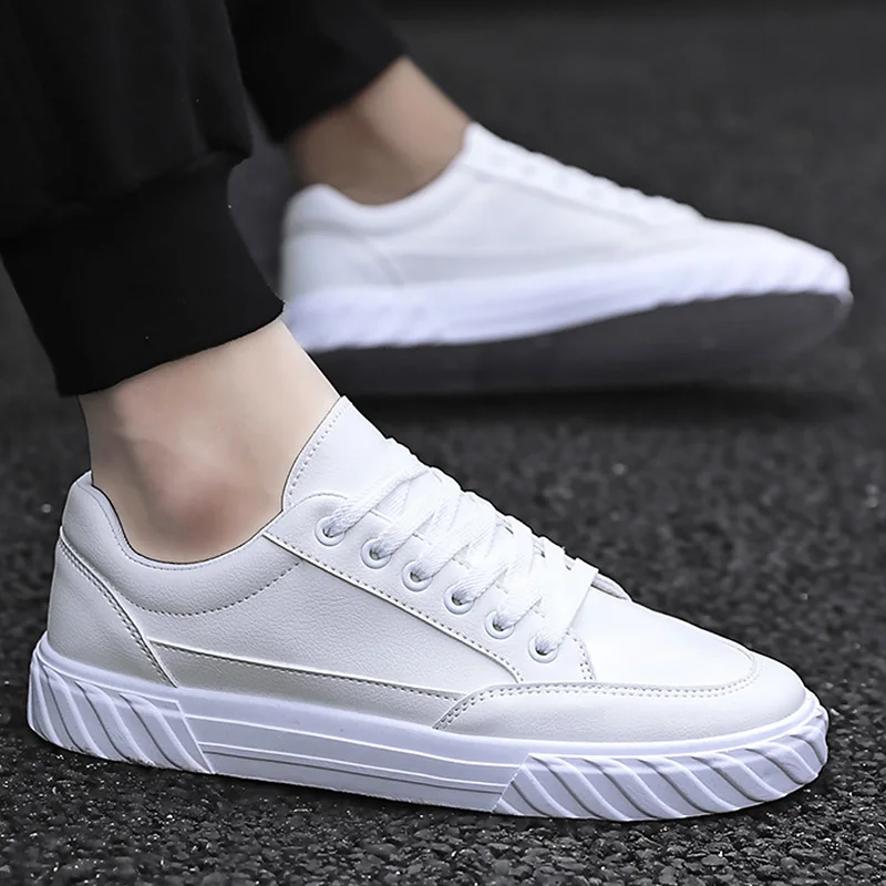 

Student school leather sneakers boys casual shoes for men comfortable sneakers clasiic tenis 2021 fashion