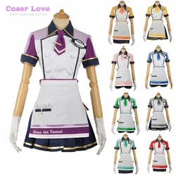 LoveLive Ice Cream Maid Dress Minami Kotori Nishikino Maki Yazawa Nico Koizumi Hanayo Tojo Nozomi Hoshizora Rin Cosplay Costume