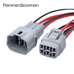 1 Pc 6 Pin Sumitomo Auto Waterproof Electronic Connector Wire Harness Plug MT090 For Suzuki Toyota Honda 6187-6561 6180-6771