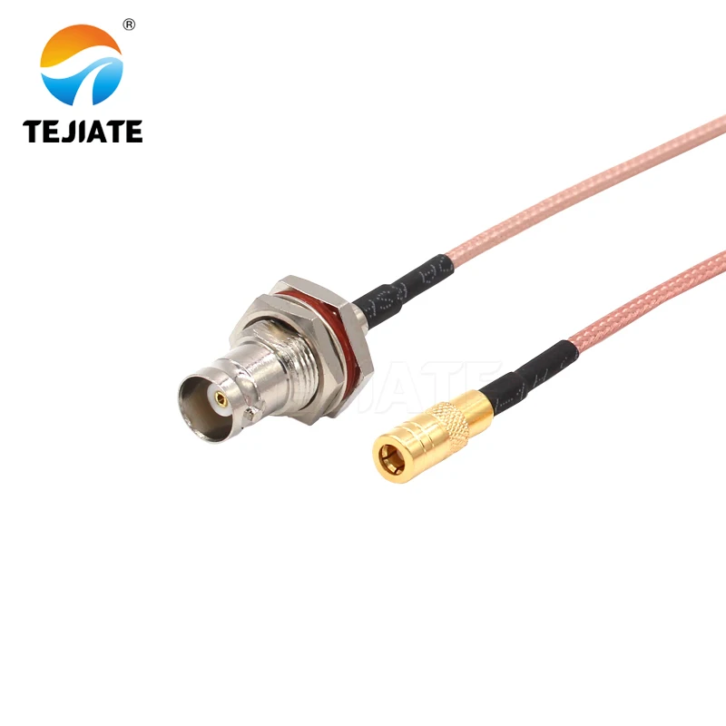 1PCS TEJIATE Adapter Cable SMB To BNC Type SMBK Convert BNCK 8-90CM 1M 1.5M 2M Length Connector RG316 Wire