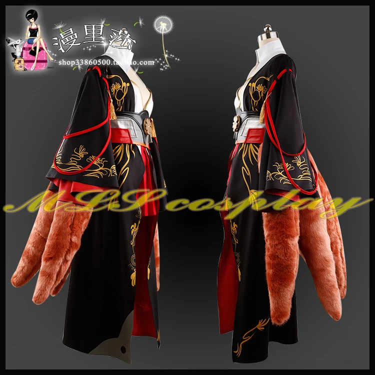 Akagi Azur Lane cosplay Akagi cosplay costume female dress skirt kimono cosplay custom Halloween Full set of wig shoes tail