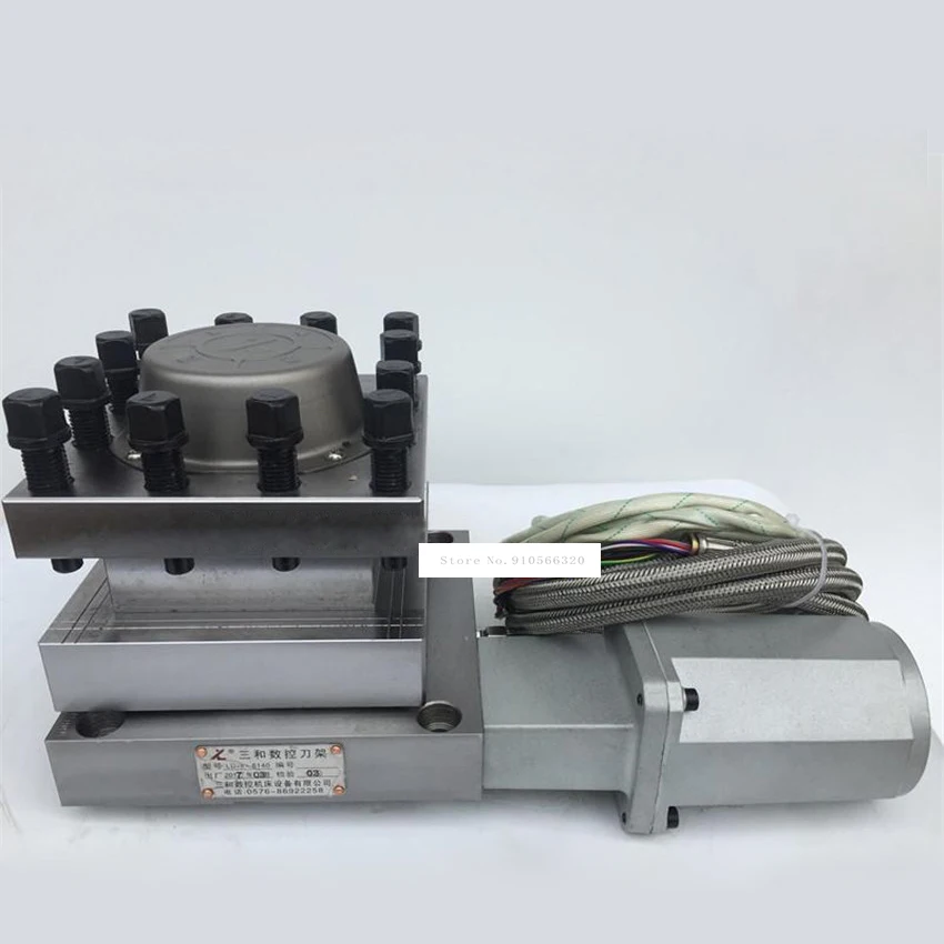 High Quality LD4B-CK6140 CNC Electric Tool Holder Knife Rest Vertical Turret 120W 380V 1400r / min 12KN Hot Selling