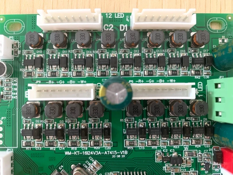 Éclairage de scène à effet Zoom LED Par, carte mère DMX