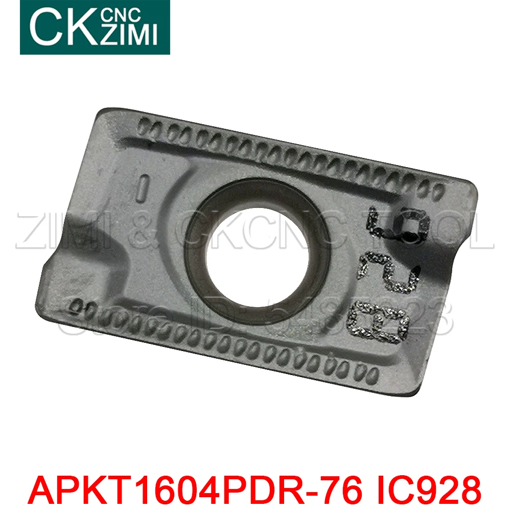 10 قطعة APKT1604PDR-76 IC928 كربيد شفرة إدراج الطحن إدراج APMT1604 160408pder متوازي أضلاع ل المس ، الفولاذ المقاوم للصدأ ، الحديد الزهر