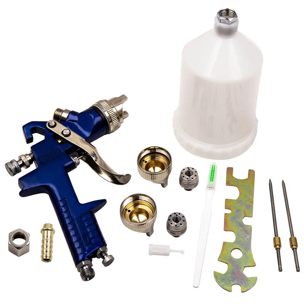 

Brand New Air Paint Spray Gun HVLP 1.4 1.7 2.0MM Gravity Feed Auto Painting For Sale