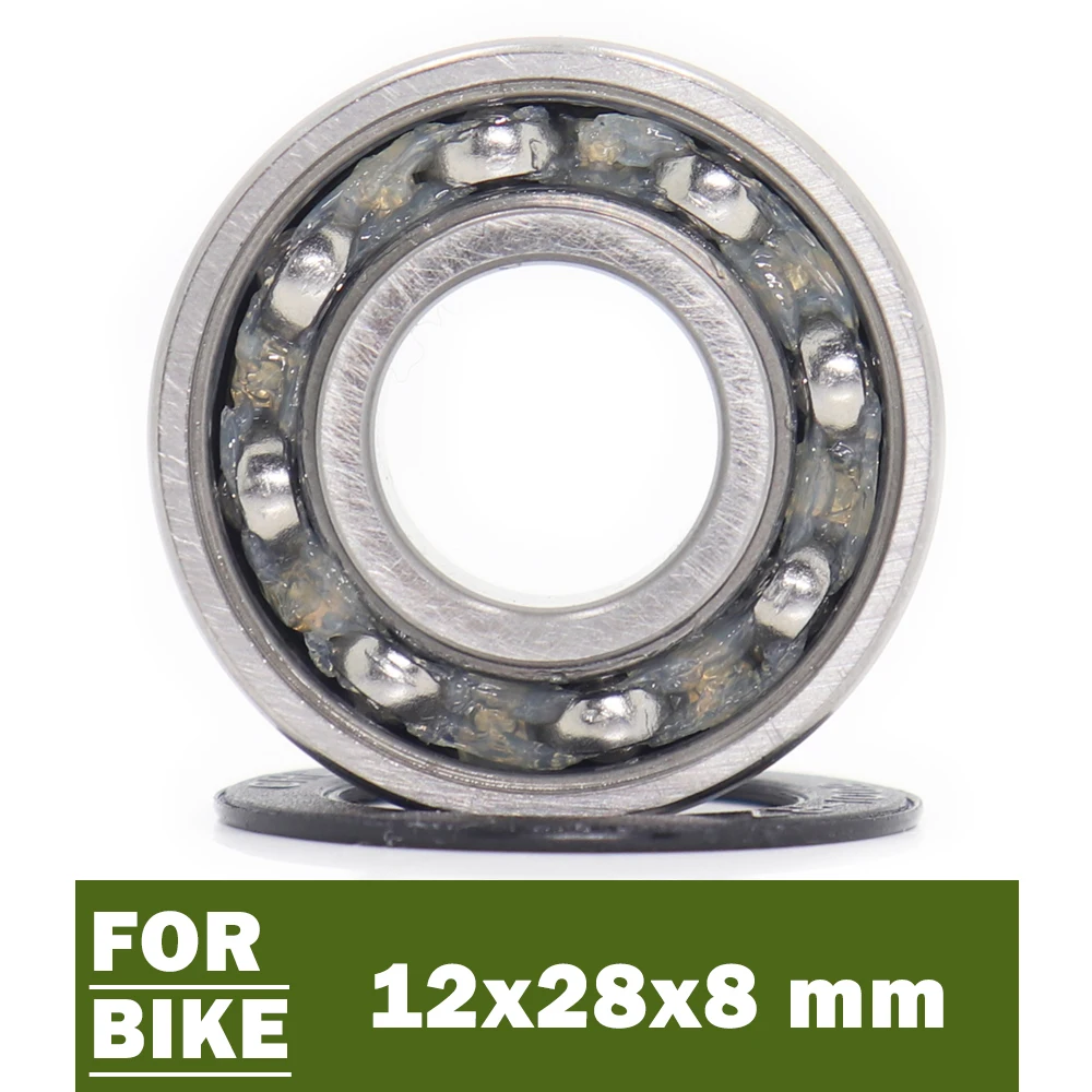 6001-2RS Bearing 12*28*8 mm ( 1 PC ) 6001 RS Bicycle Hub Front Rear Hubs Wheel 12 28 8 Balls Bearings