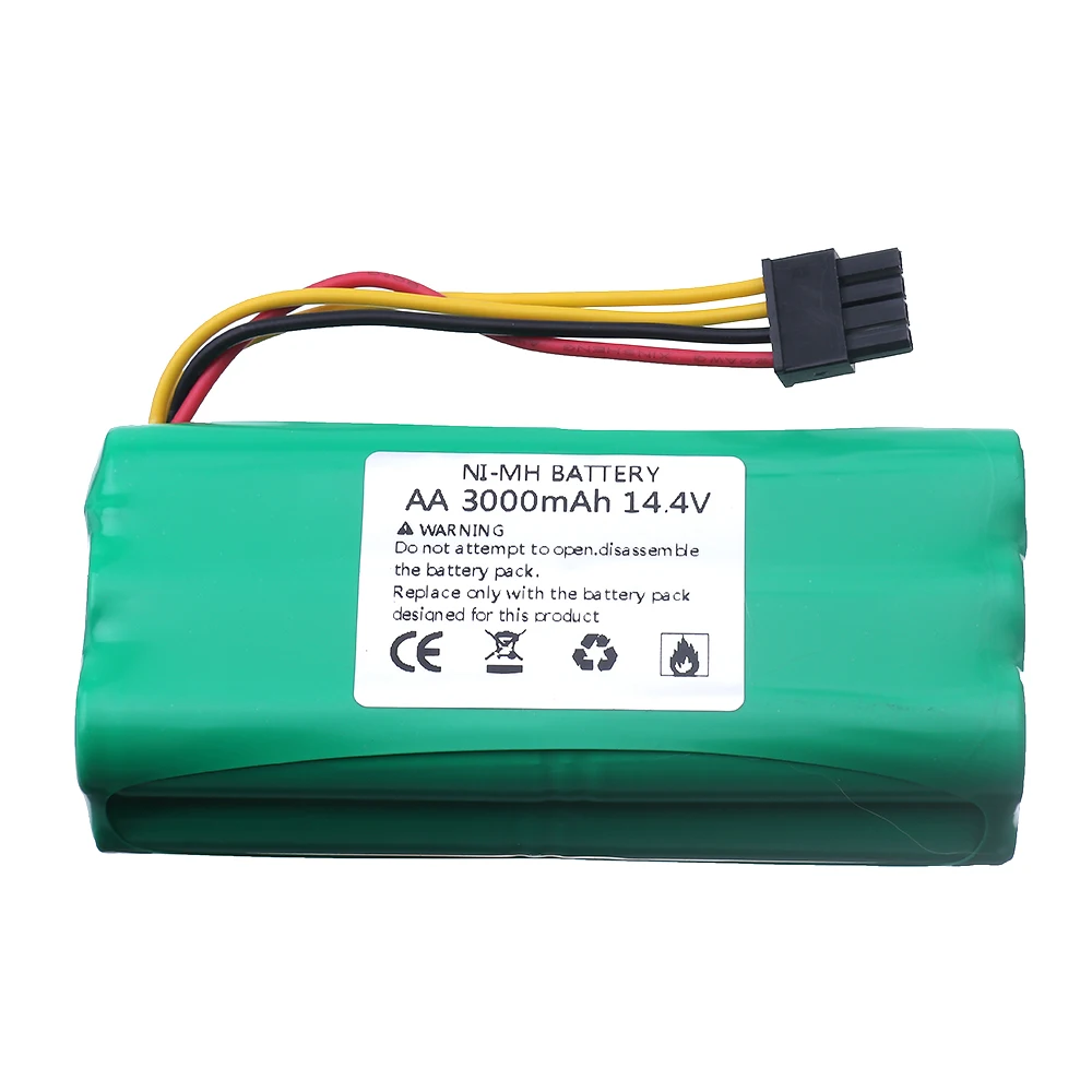 14.4V 2500mAh 3000mah Ni-MH battery for Ecovacs Deebot Deepoo X600 ZN605 ZN606 ZN609 Midea Redmond Vacuum Cleaner