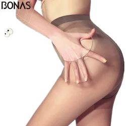 BONAS 3pcs/lot 15D Sexy Ultra-thin Velvet Tights Women Superelastic Breathable Pantyhose Lady Tear-resistant Stockings Female