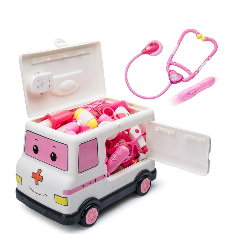 Kids Doctor Set dentista giocattoli ragazze giochi di ruolo ospedale finta gioca Kit medico borsa per infermiere giocattoli per bambini gioco per bambini