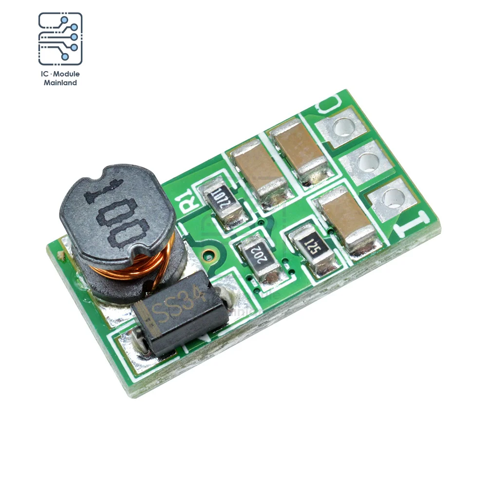 DC-DC-módulo convertidor reductor de voltaje, placa reguladora de voltaje sin Pin, DC 5-40V a 3V, 3,3 V, 3,7 V, 5V, 6V, 7,5 V, 9V, 12V, 1A